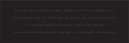 Starve Your Distractions Feed Your Focus